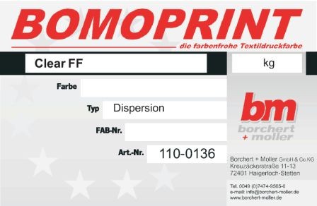 Bomoprint Clear FF