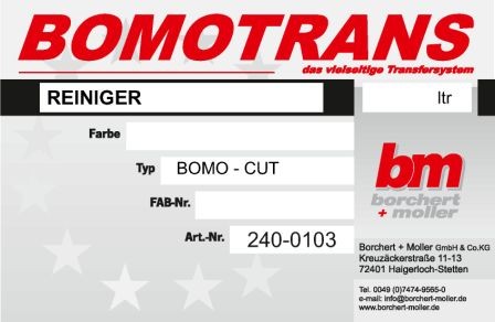 Reiniger Bomo-Cut